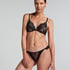 Sia Padded Underwired Push-Up Bra, Black
