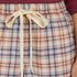 Check Pyjama Pants, Beige