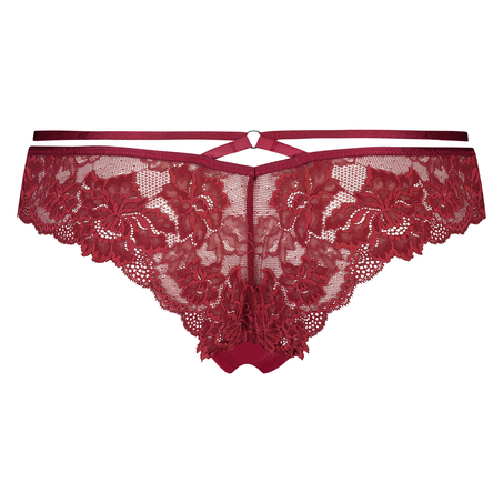 Sosha Brazilian with open crotch, Red