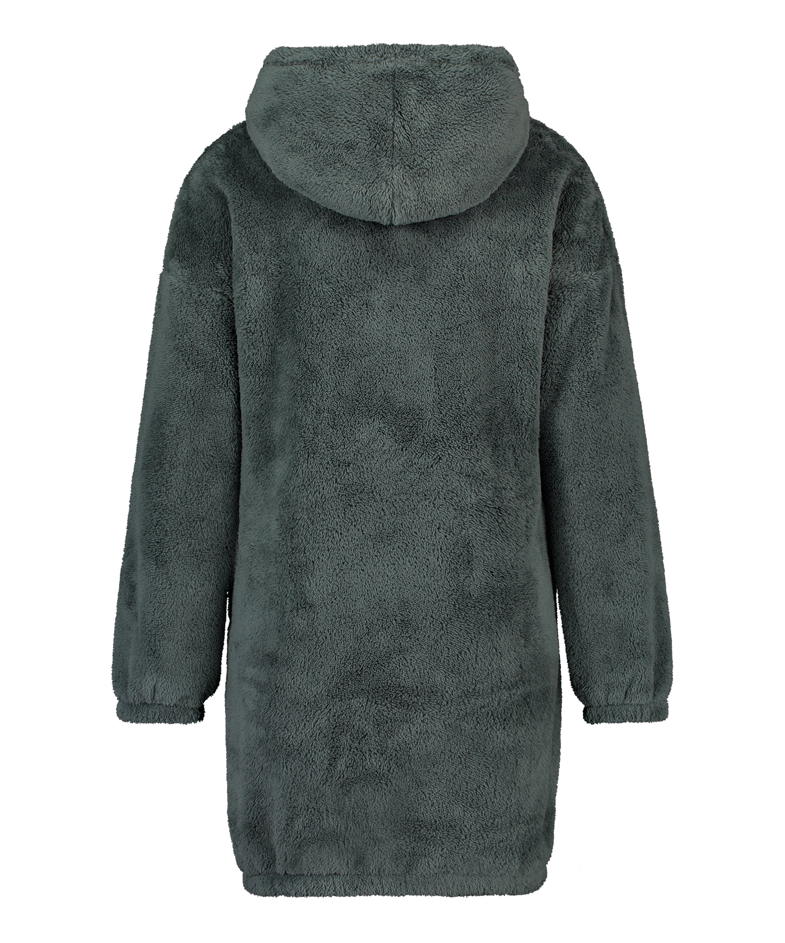 Snuggle Fleece Dress, Green, main