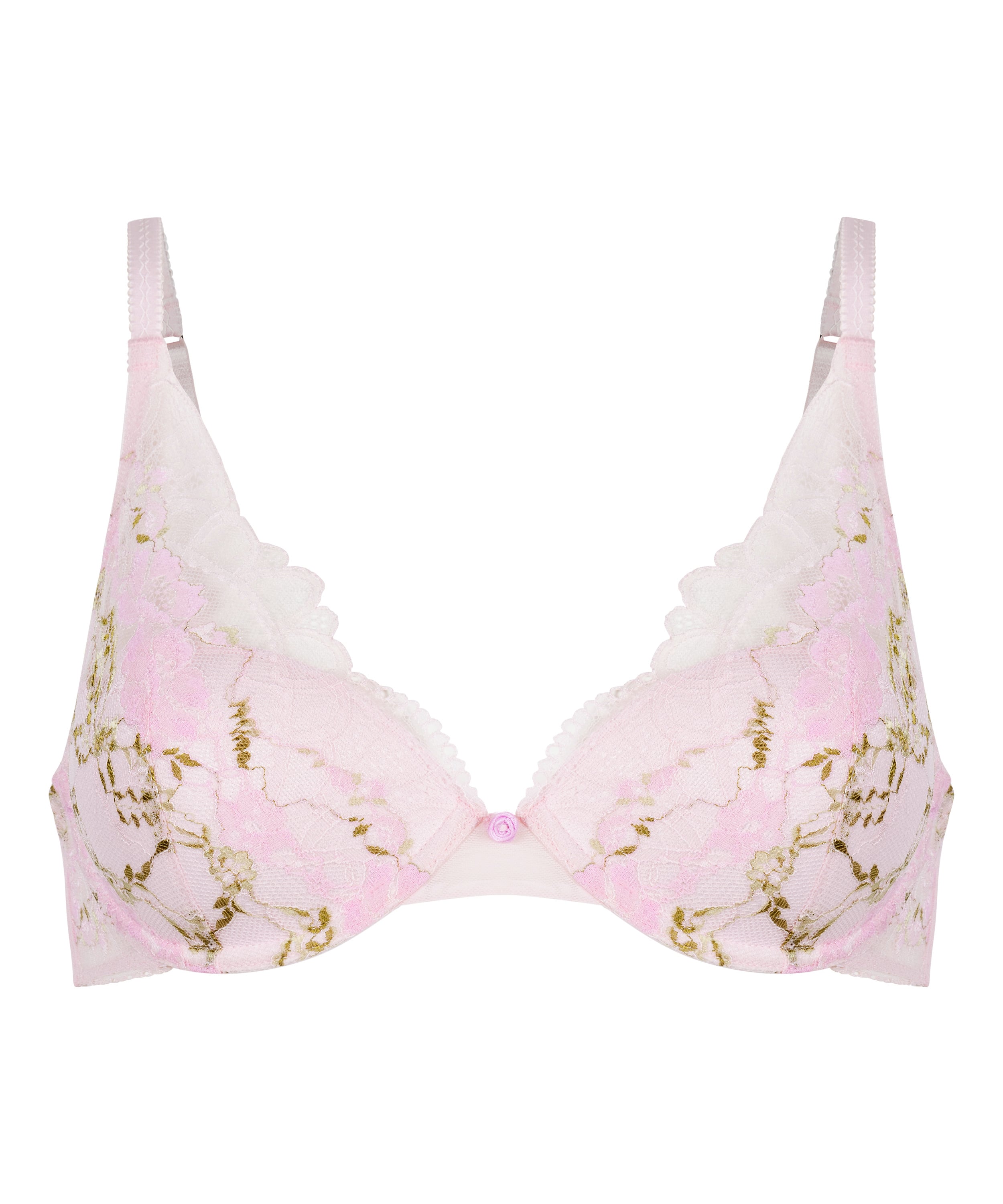 Miri Padded Underwired Bra, Pink, main