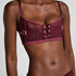 Avela Non-Padded Longline Bra, Red