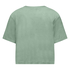 Top Velours Pocket, Green