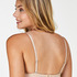 Angie Padded Strapless Underwired Bra, Beige
