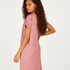 Round Neck Nightshirt, Pink