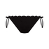 Scallop Floral Cheeky, Black