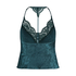 Leopard Cami, Blue