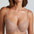 Anya Padded Underwired Bra, Brown