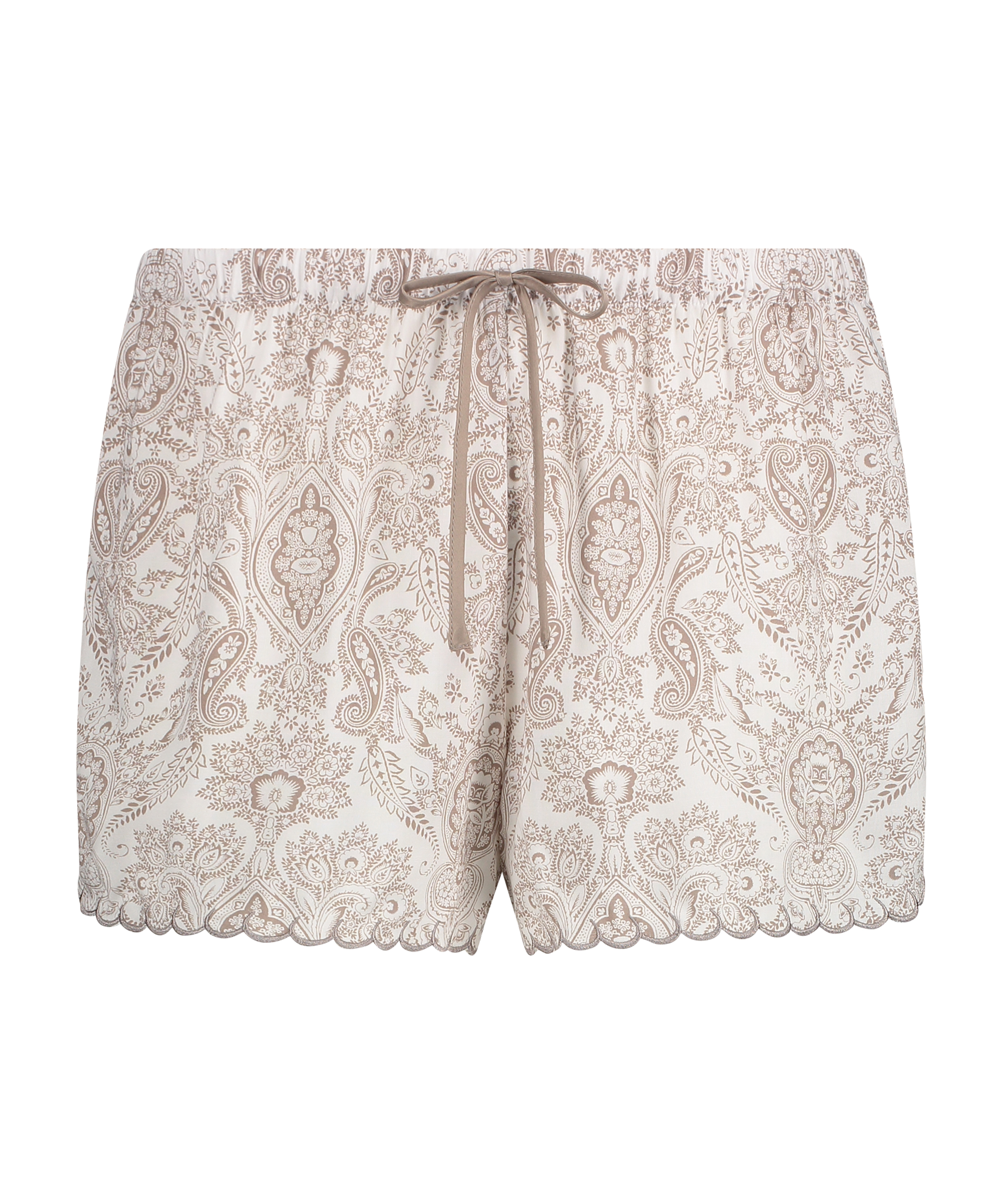 Pyjama Shorts, White, main