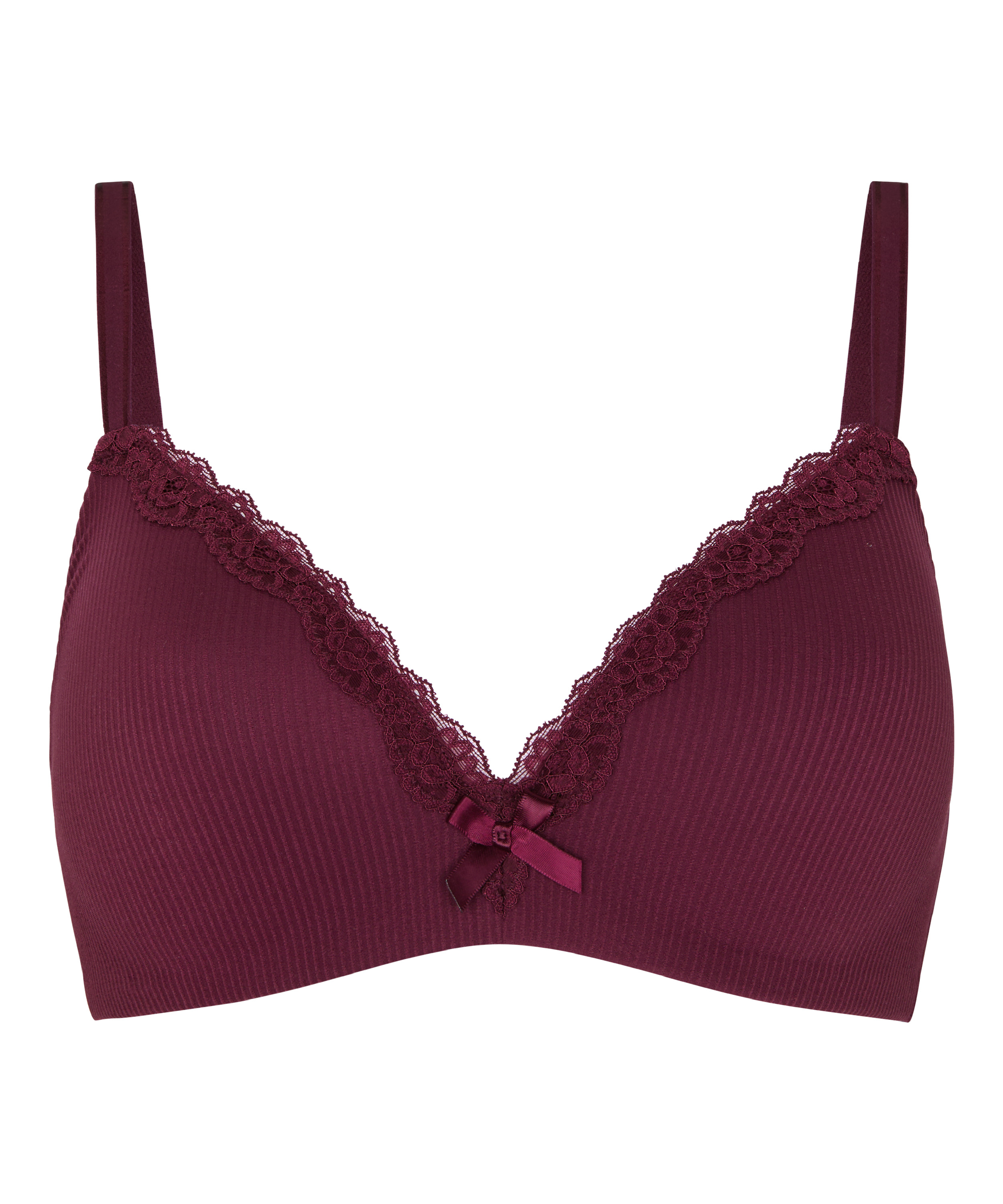 Lola Padded Non-Wired Bra, Purple, main