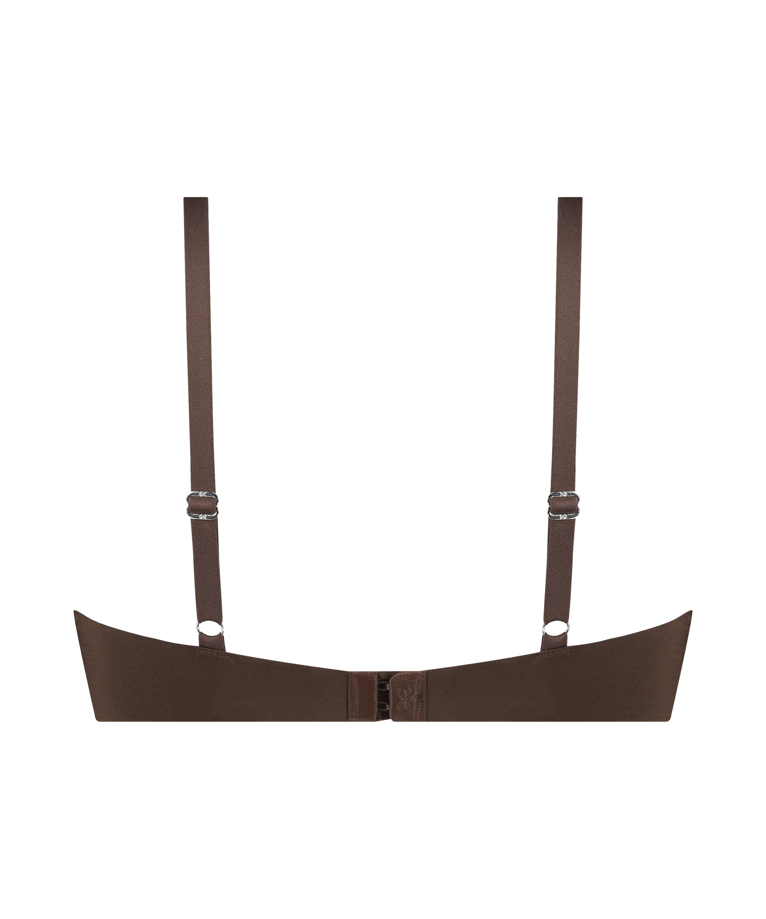 Smooth Padded Underwired Bra, Brown, main