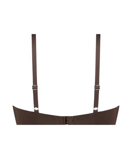 Smooth Padded Underwired Bra, Brown