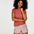 Stripe shorts, Red