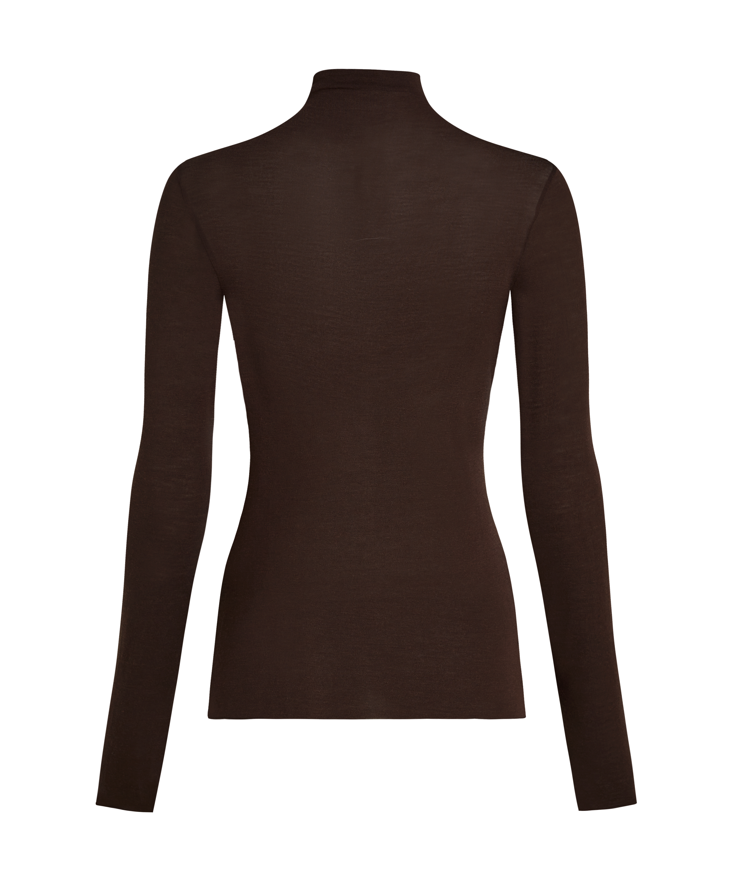 super soft Turtleneck shirt with Cashmere, Brown, main