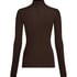 super soft Turtleneck shirt with Cashmere, Brown