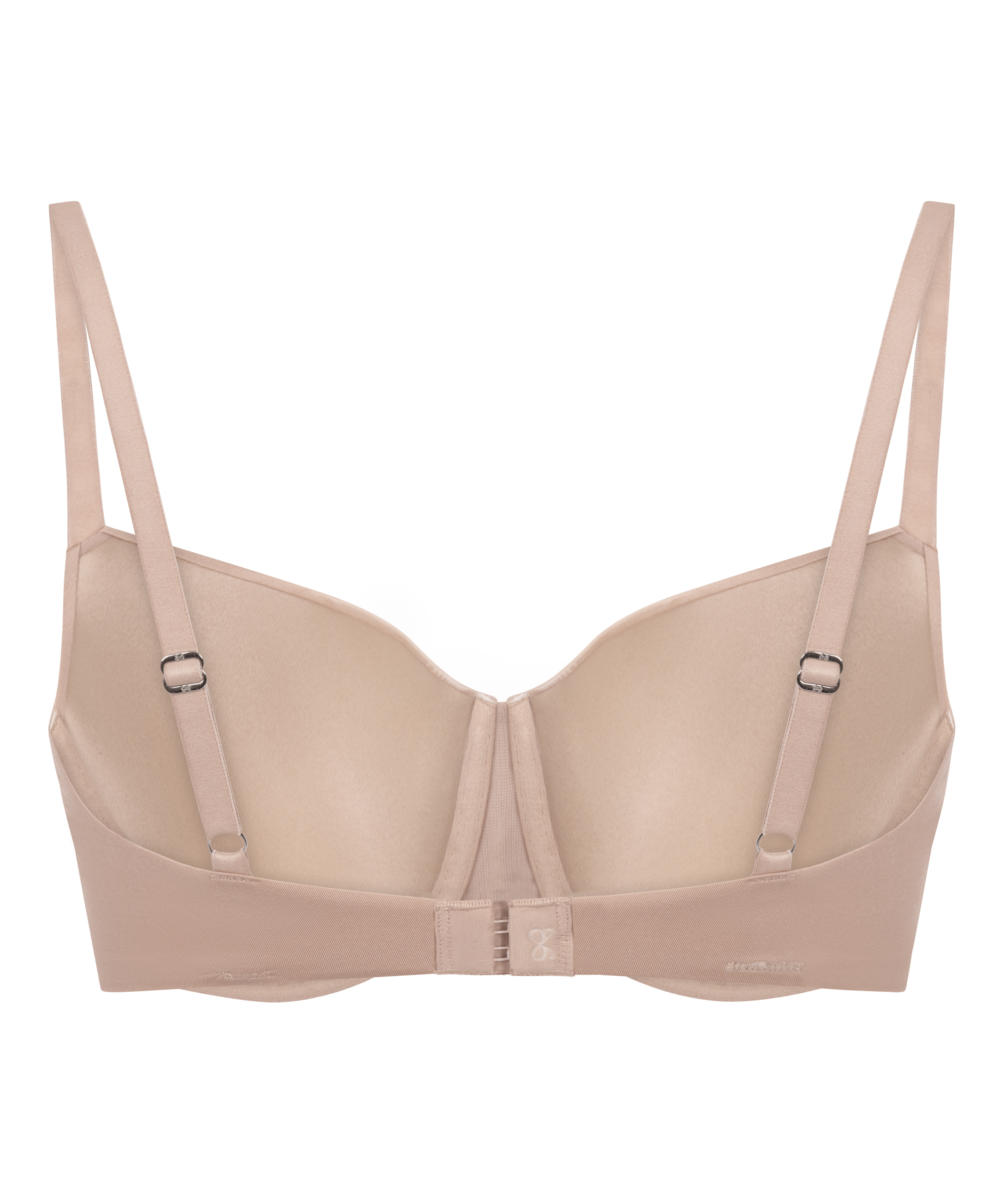 Smooth Padded Underwired Bra, Beige, main