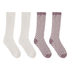 2 pairs of socks Cosy, Purple