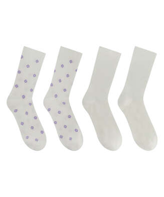 2 Pairs Of Socks, Purple