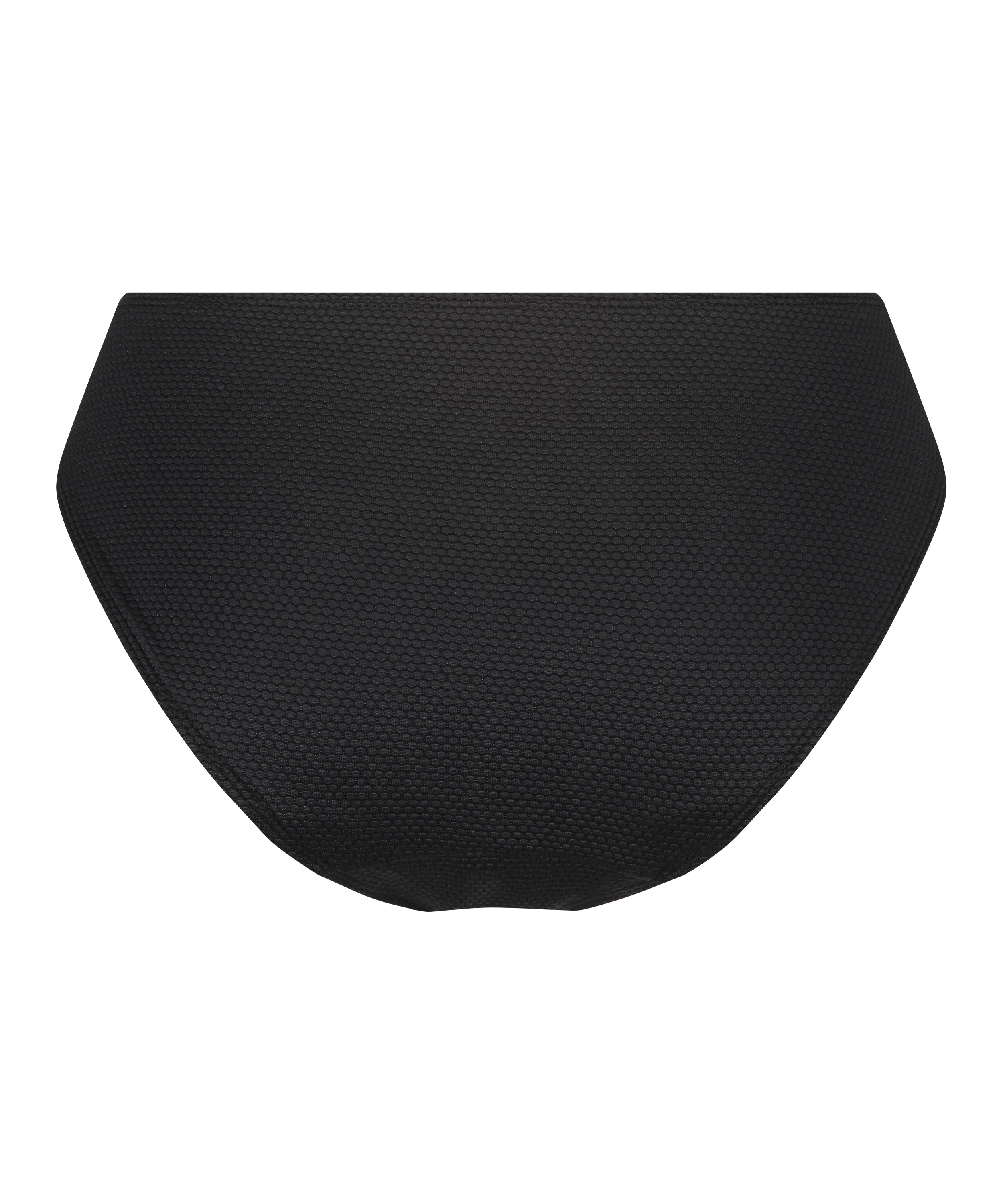 Scallop Rio Bikini Bottoms, Black, main