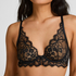 Non-Padded Underwired Bra Prina, Black