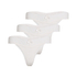 3 Pack Madison Thong, White