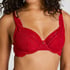 Whitney Non-Padded Underwired Bra, Red