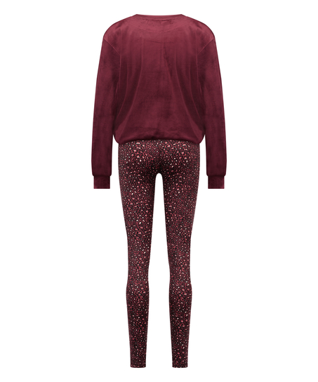 Pyjamaset with Bag, Purple