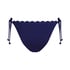 Scallop Bikini Bottoms, Blue