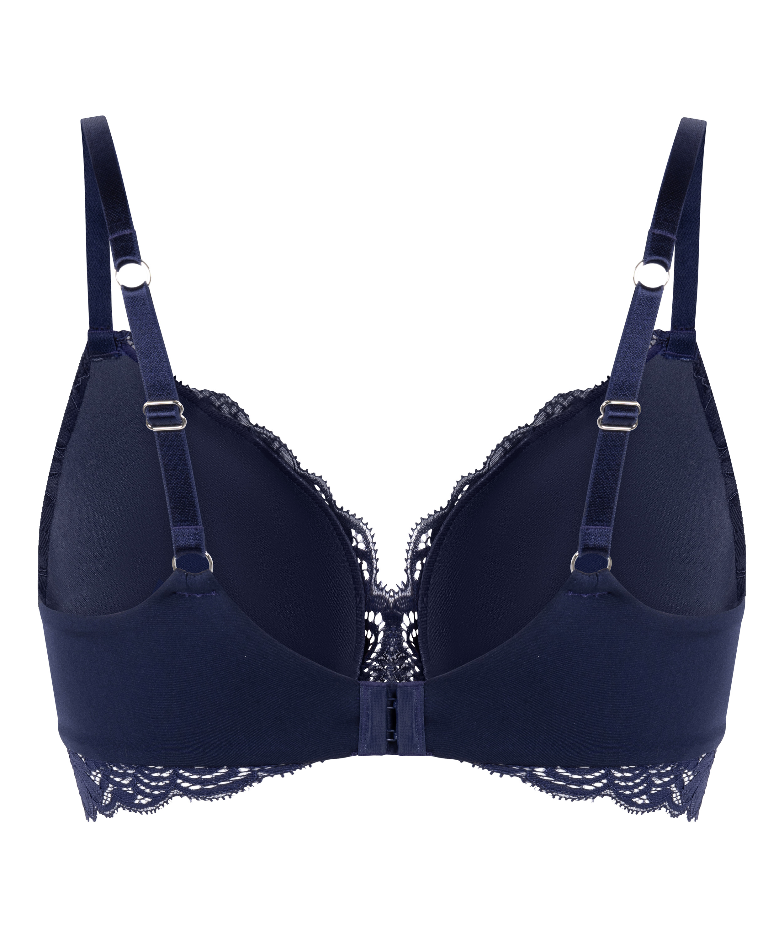 Andrea Padded Non-Wired Bra, Blue, main