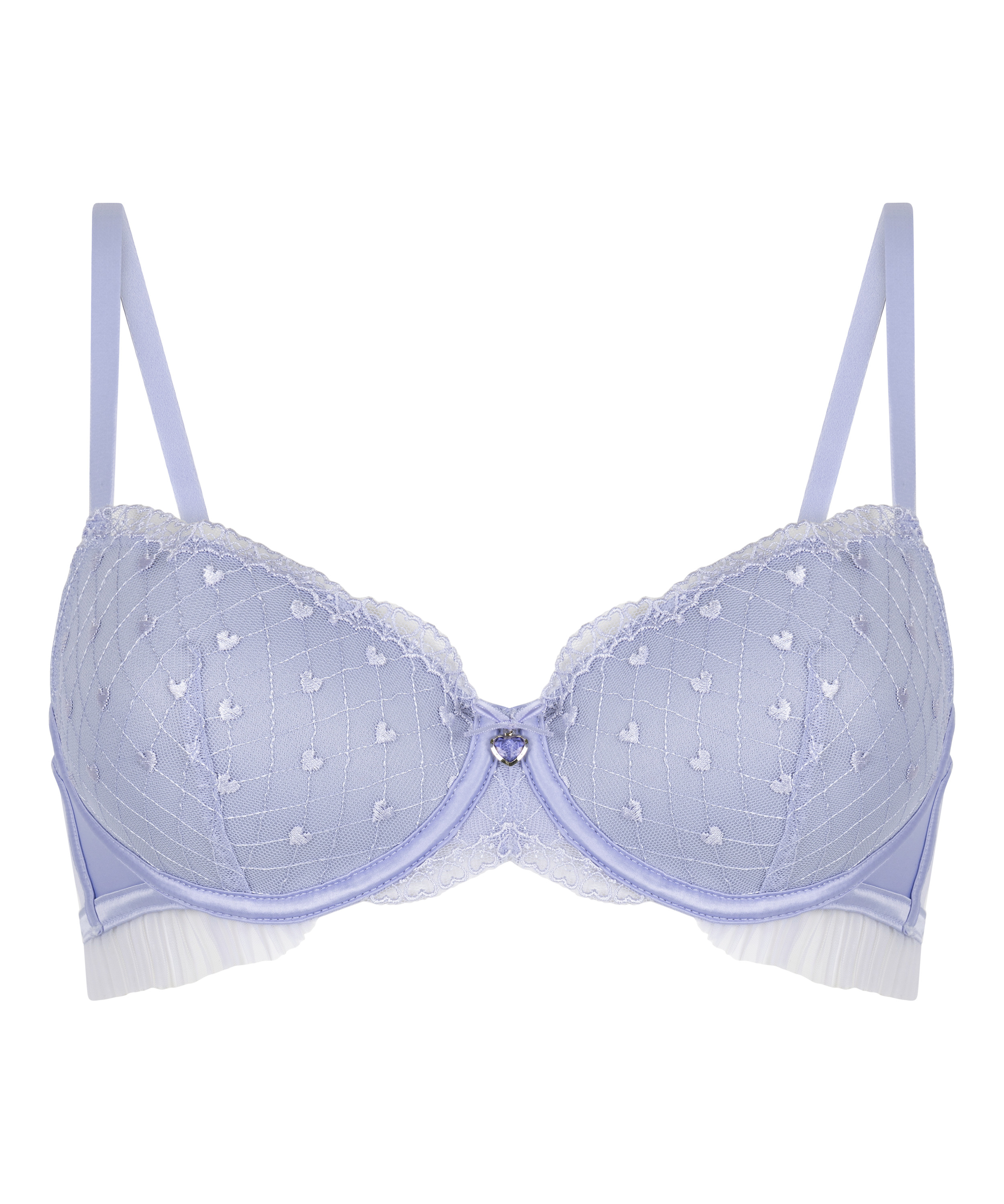 Cordelie Padded Underwired Bra, Purple, main