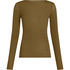 super soft Boatneck shirt with Cashmere, Green