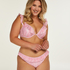 Julia Padded Push-Up Underwired Bikini Top, Pink