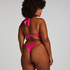 Naples Thong Bikini Bottoms, Pink