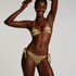 Alcapulco High-Leg Bikini Bottoms, Green