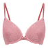 Marine Padded Push-Up Underwired Bra, Pink