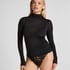 super soft Turtleneck shirt with Cashmere, Black
