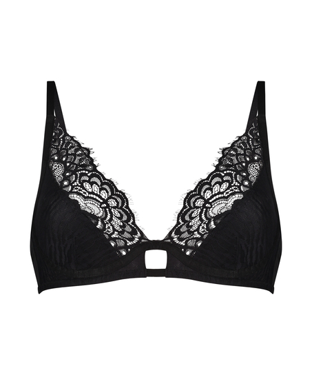 Misio Non-Padded Underwired Bra, Black