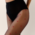 Tights 15 Denier print, Black