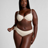 Crochet Bikini Top, White