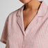 Striped Pyjama Jacket, Pink
