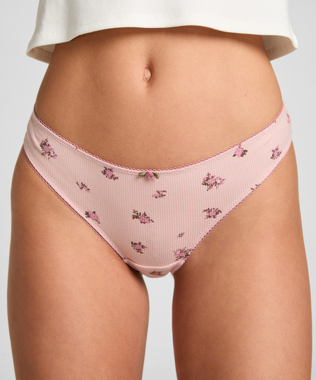 Thong Renee Cotton, Pink