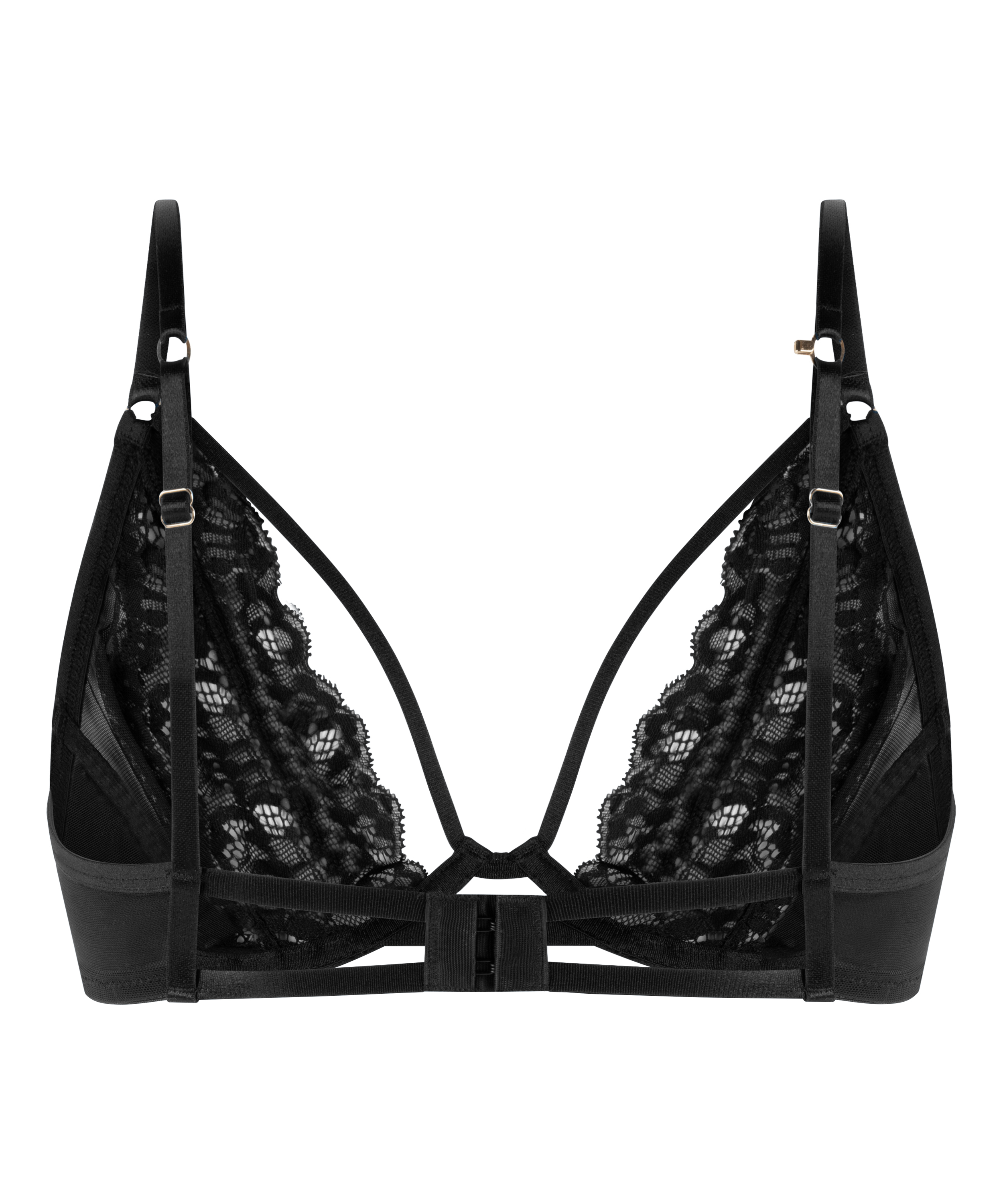 Cinnamon Non-Padded Underwired Bra, Black, main