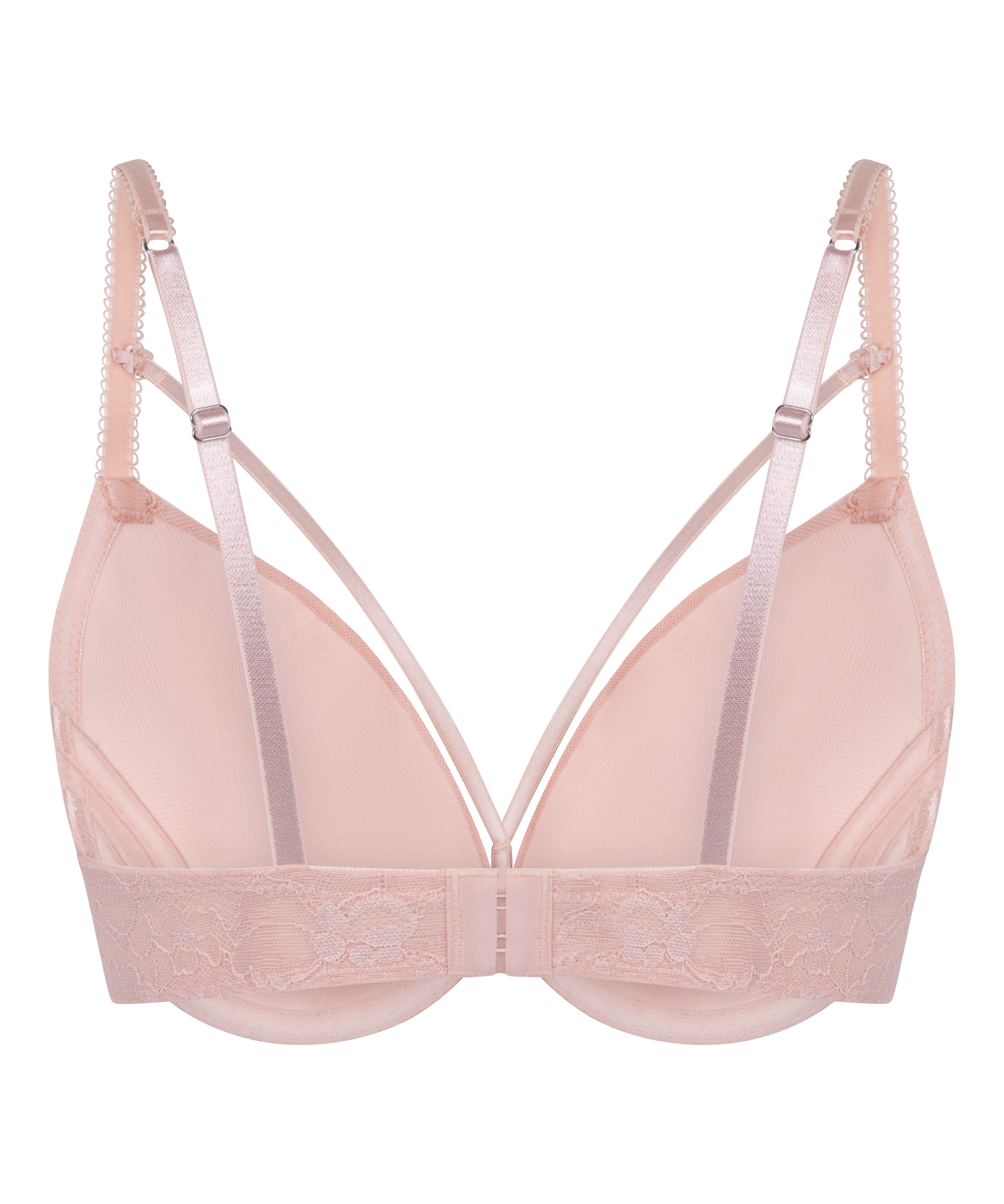 Isadora Padded Underwired Push-Up Bra, Pink, main