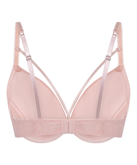 Isadora Padded Underwired Push-Up Bra, Pink