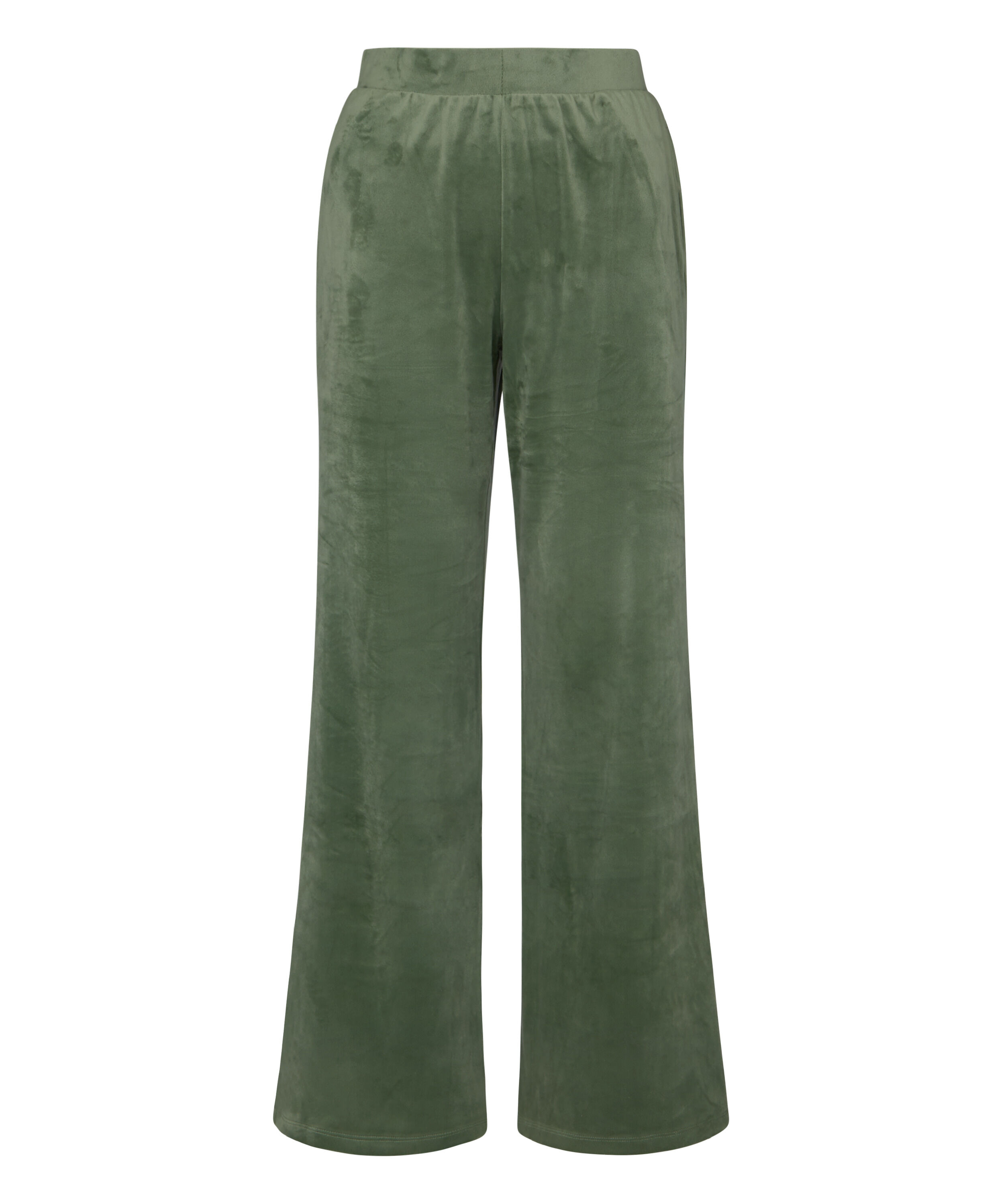 Velours Pyjama Pants, Green