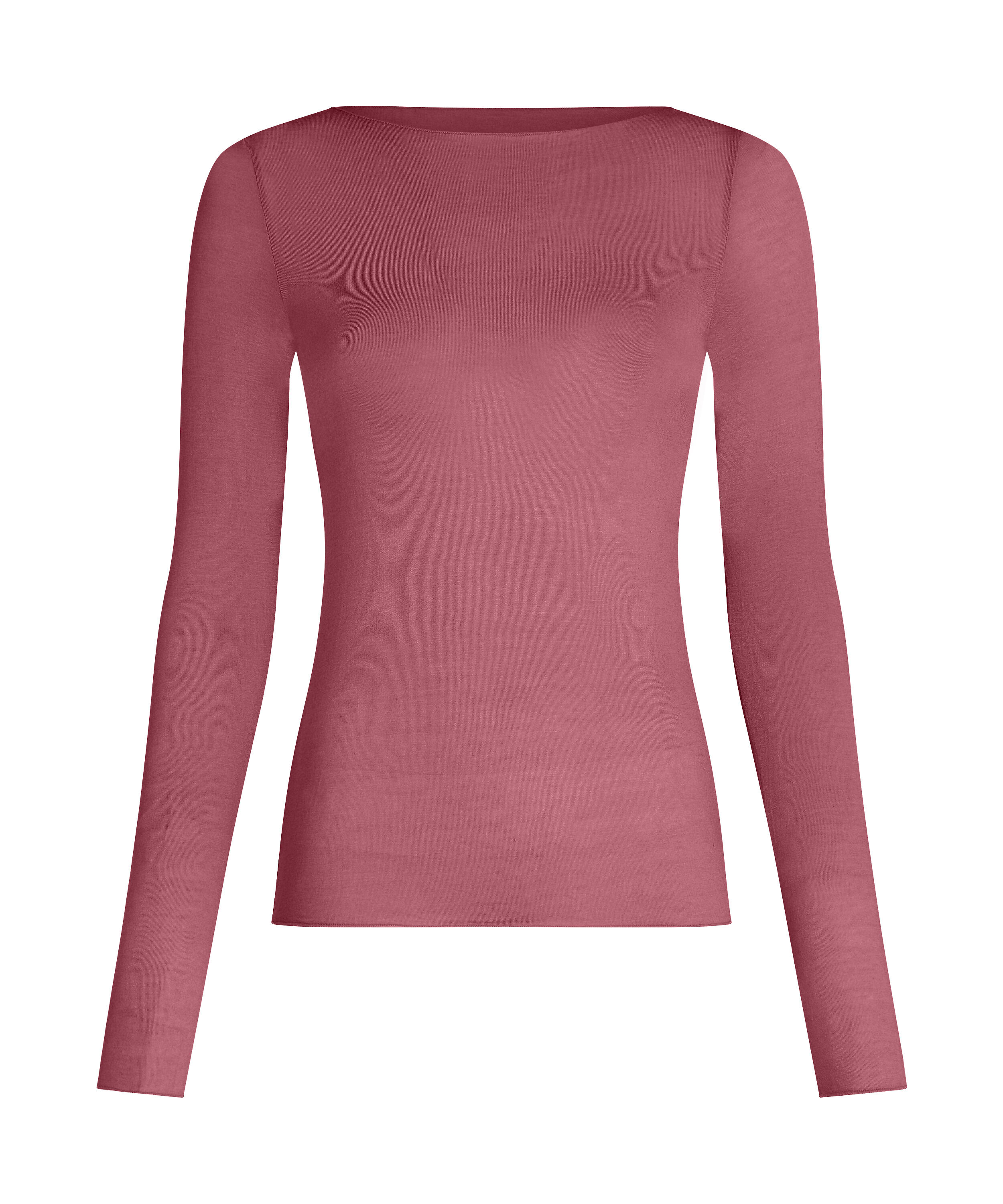 super soft Boatneck shirt with Cashmere, Purple