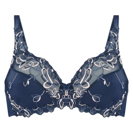 Diva Non-Padded Underwired Bra, Blue