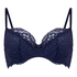 Marine Non-Padded Underwired Bra, Blue