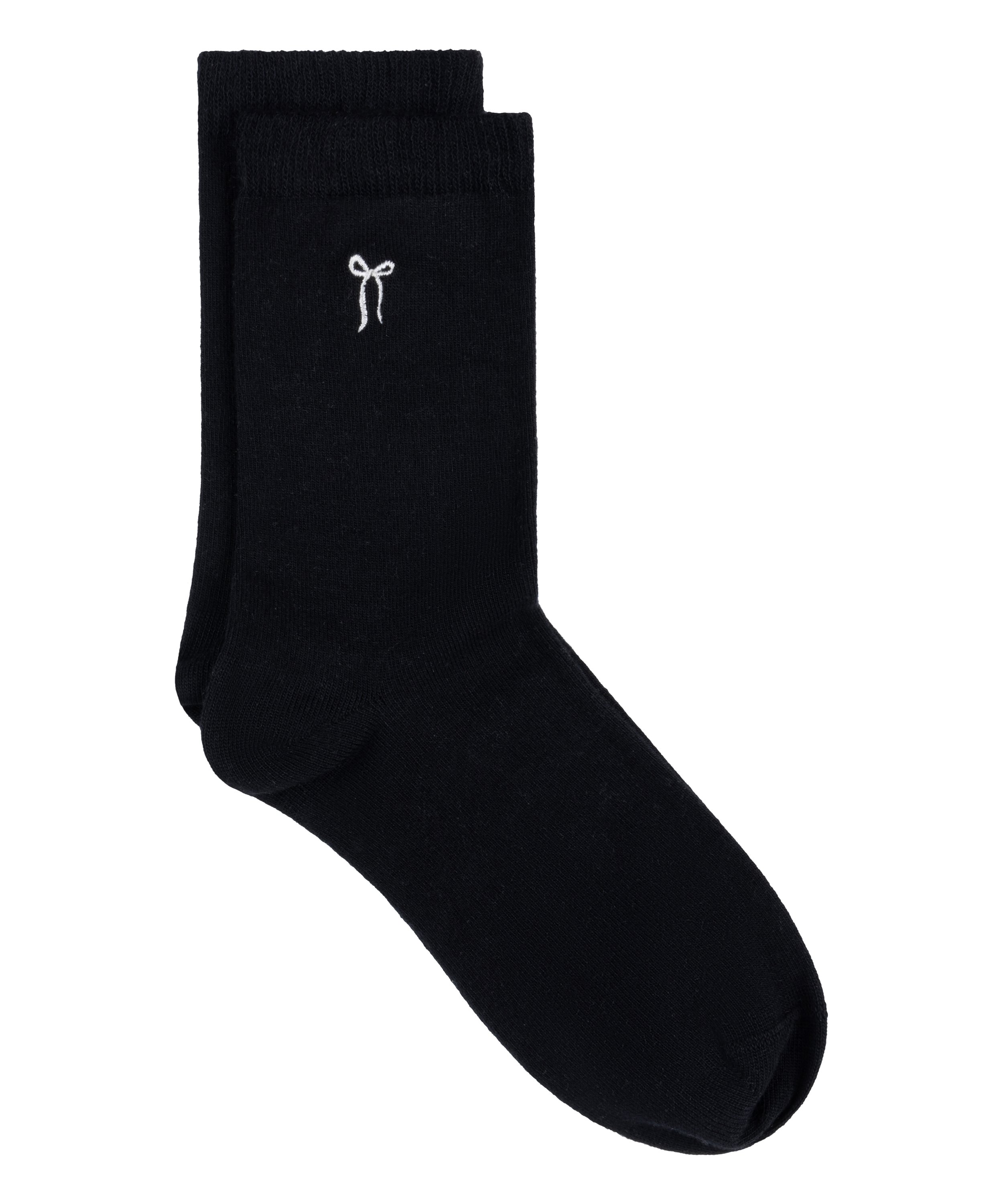 Modal Crew Socks, Black, main