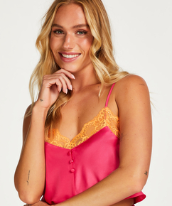 Top Satin Lace, Pink